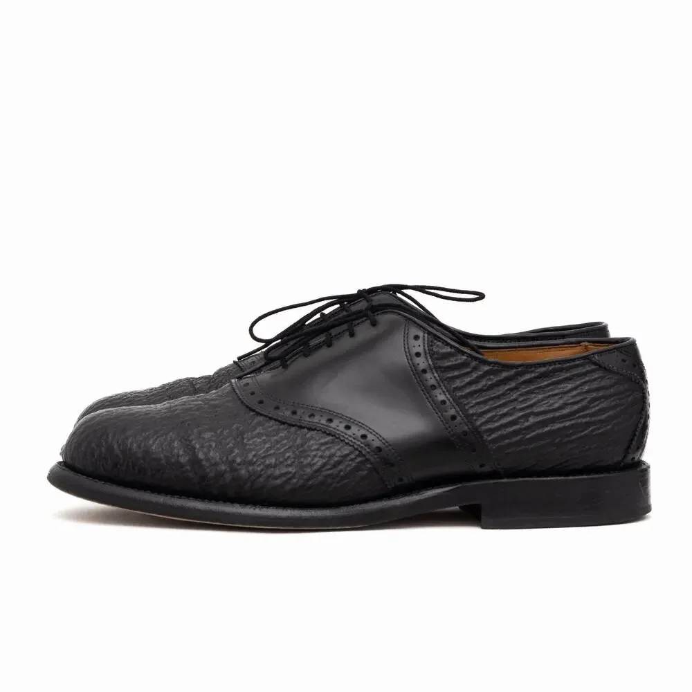 $850 Allen Edmonds Shelton Sharkskin Saddle Oxford Dress Shoes — US 10 EEE
